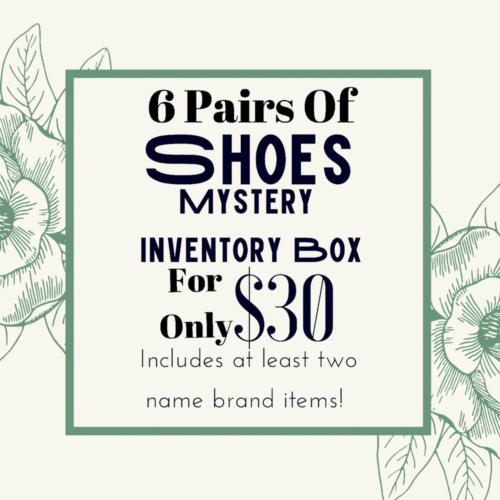 6 Pairs of Shoes Mystery Inventory Box